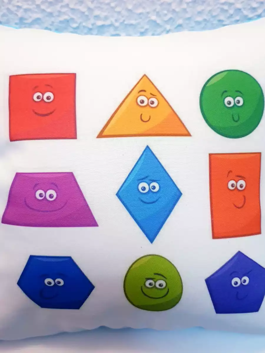 Almofada Educativa Figuras Matematicas
