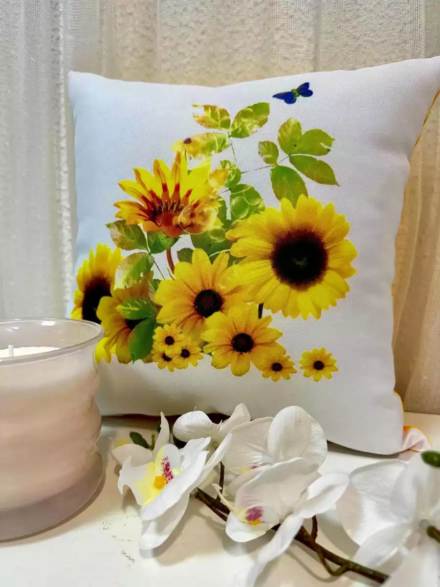 Almofada Flores Girasol