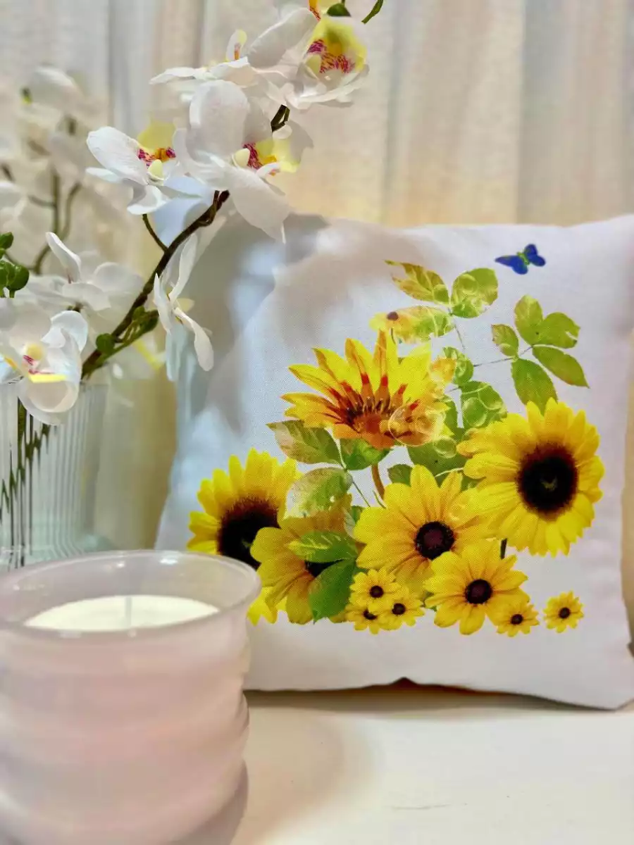 Almofada Flores Girasol