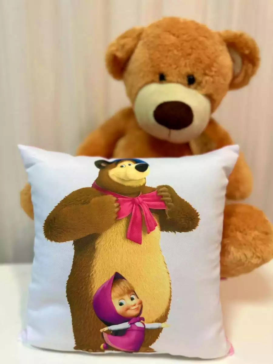 Almofada Masha e Urso