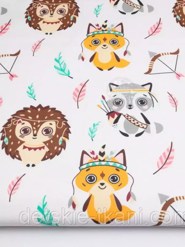 Tecido Animais Bosque