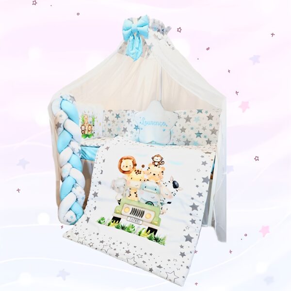 Conjunto Conforto «Safari Verde agua»