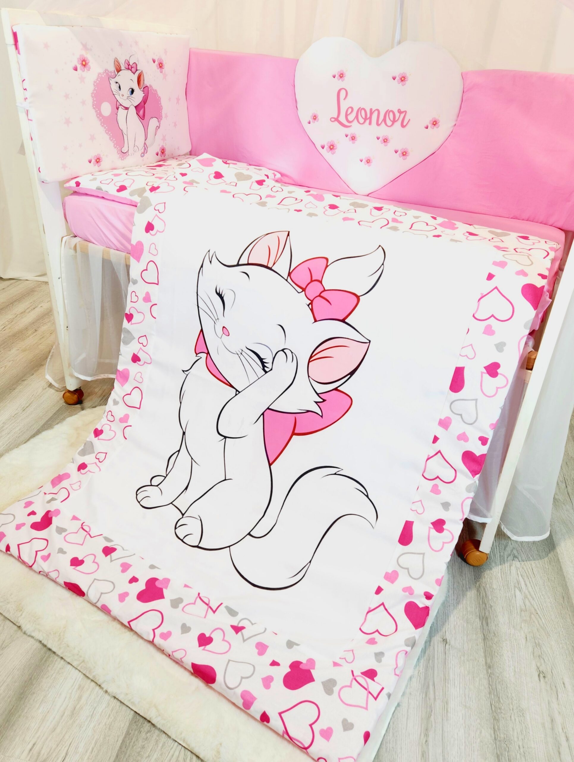 Conjunto Conforto «Gata Marie Corações»