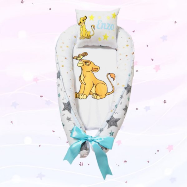 Ninho «Rey Leão estrelas azul claro»