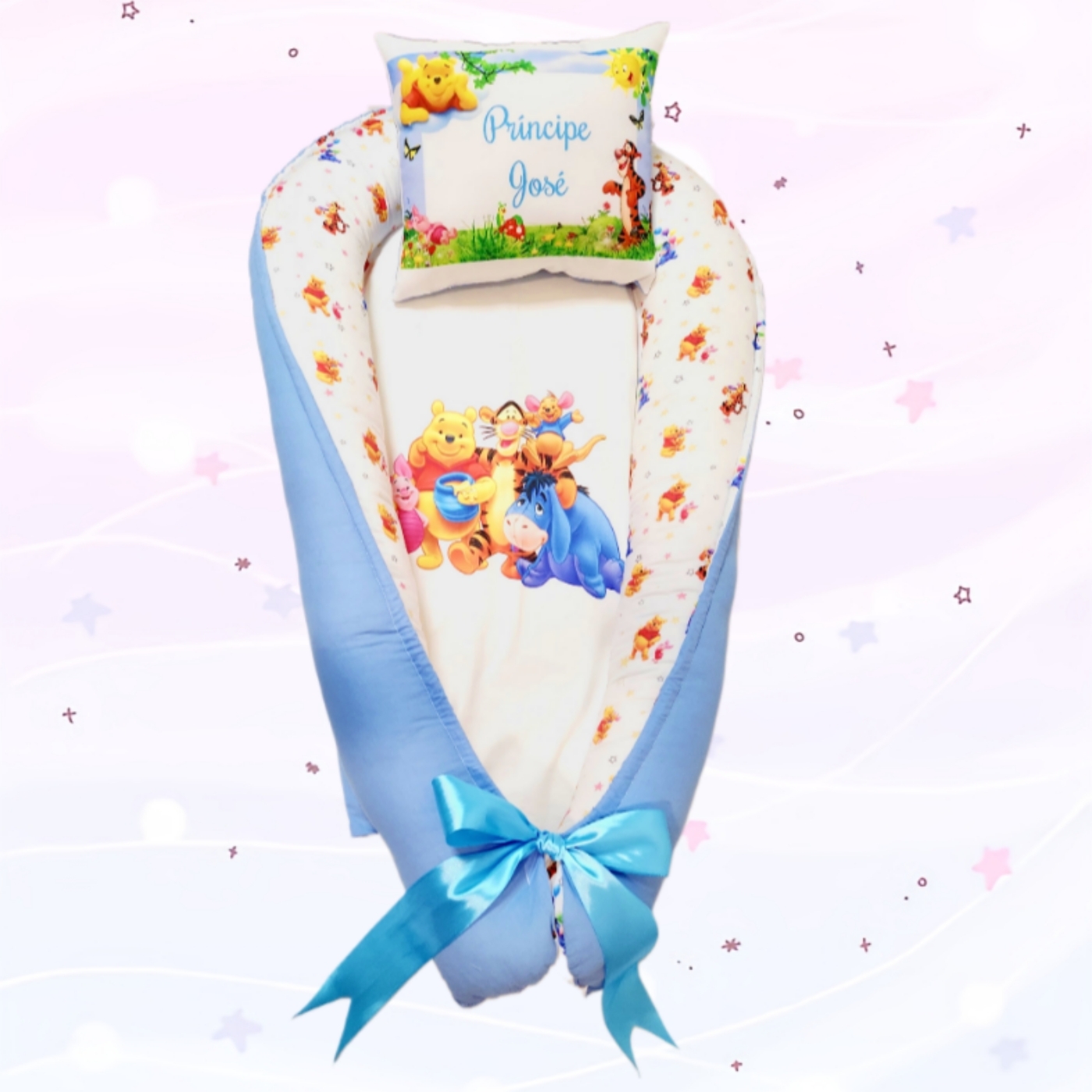 Ninho «Winnie com amigos azul»