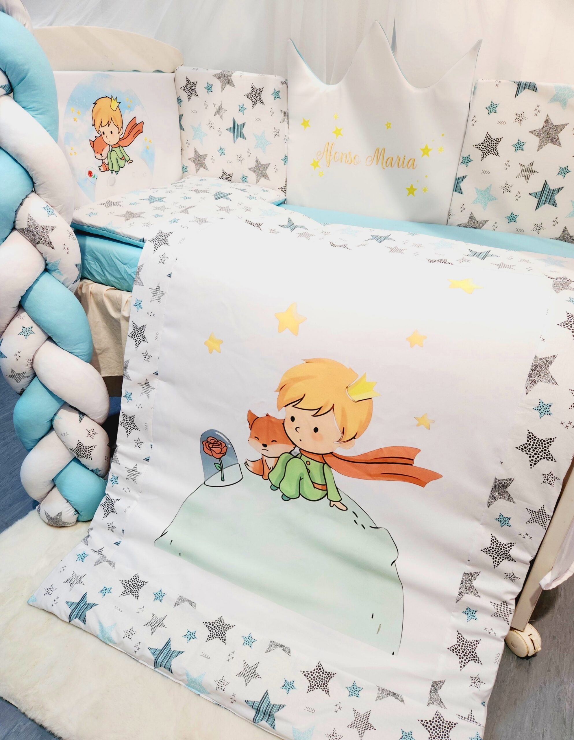 Conjunto Conforto «Principezinho Verde agua»