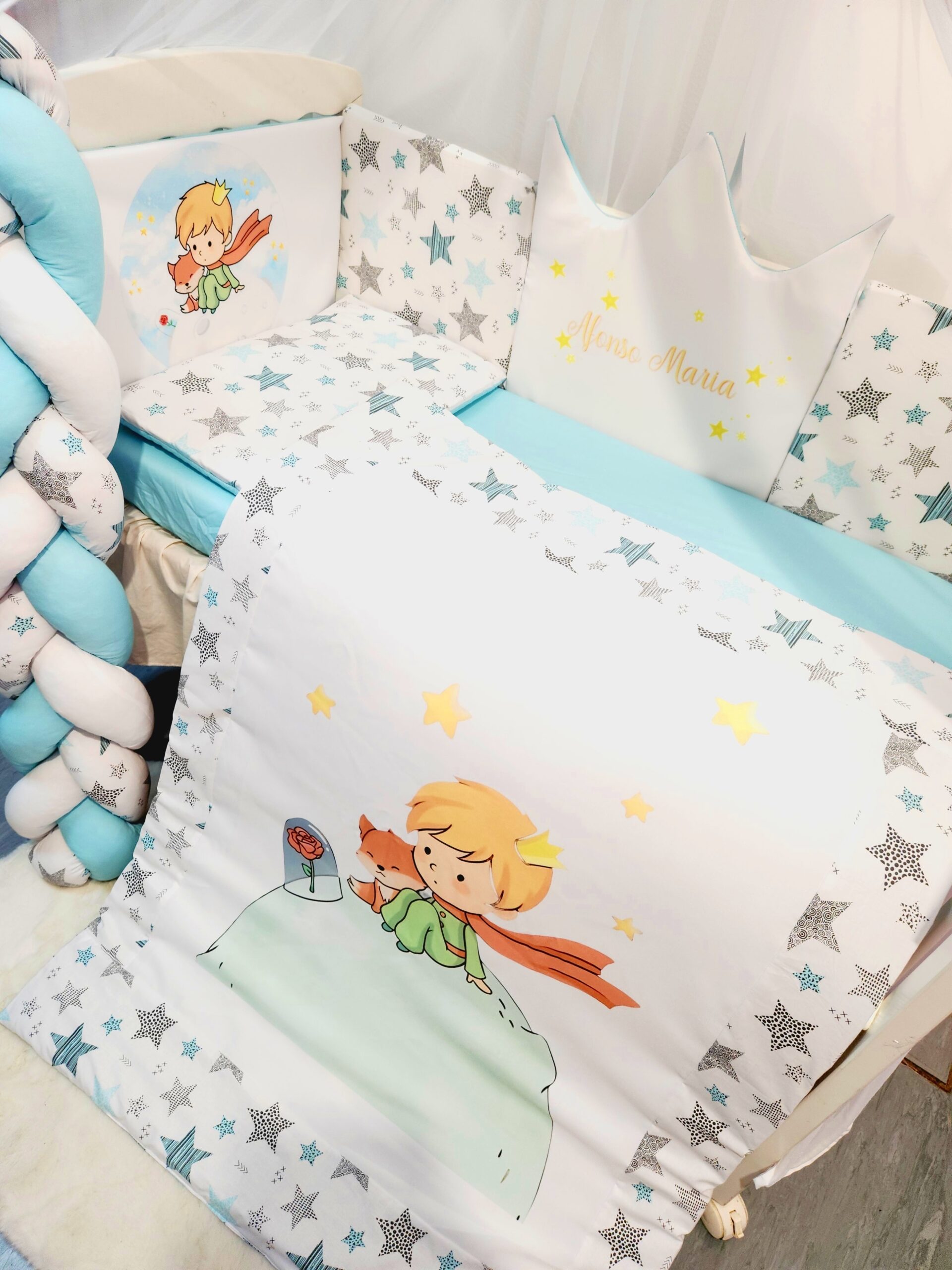 Conjunto Conforto «Principezinho Verde agua»