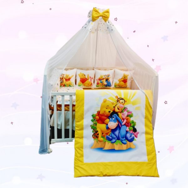 Conjunto 8 peças «Winnie e amigos»