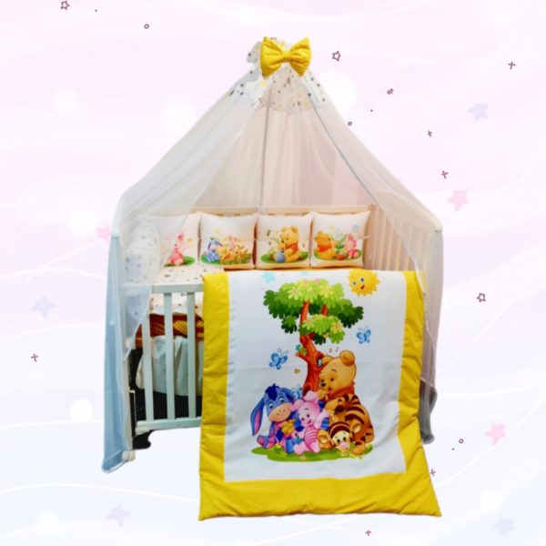 Conjunto 8 peças «Winnie bebe e amigos»