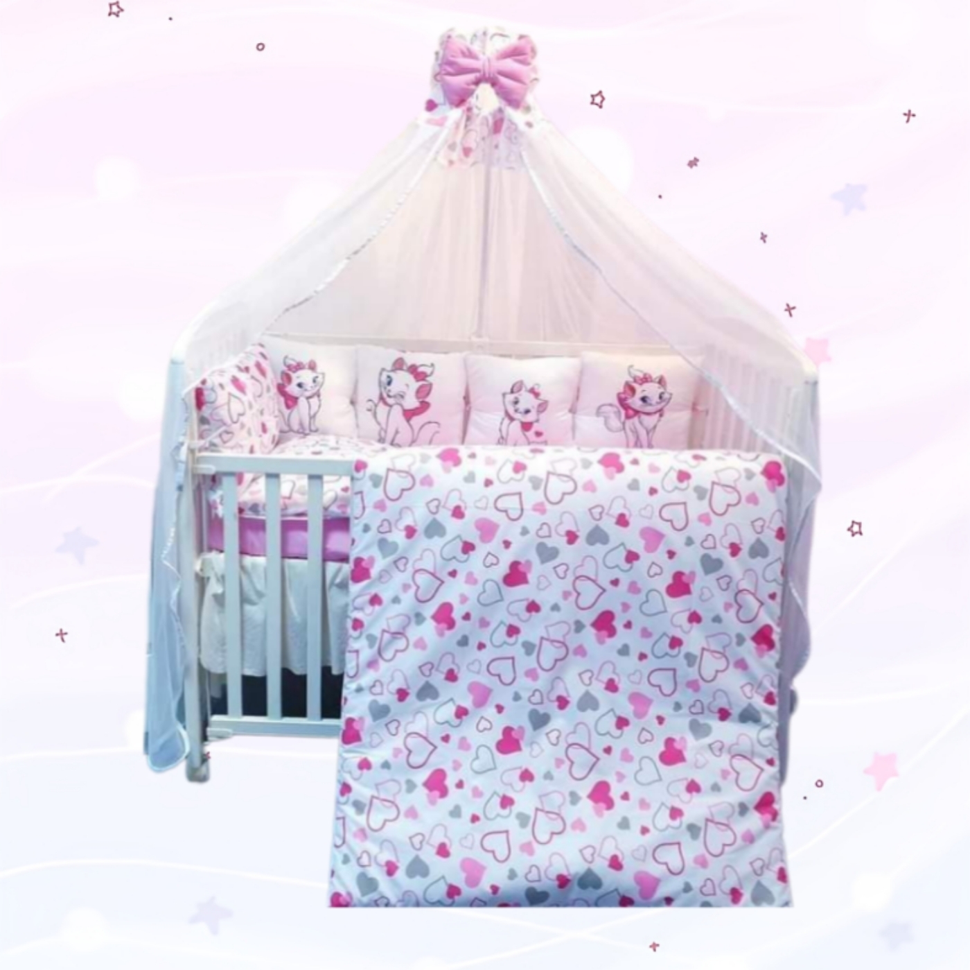 Conjunto 8 peças «Gata Marie»