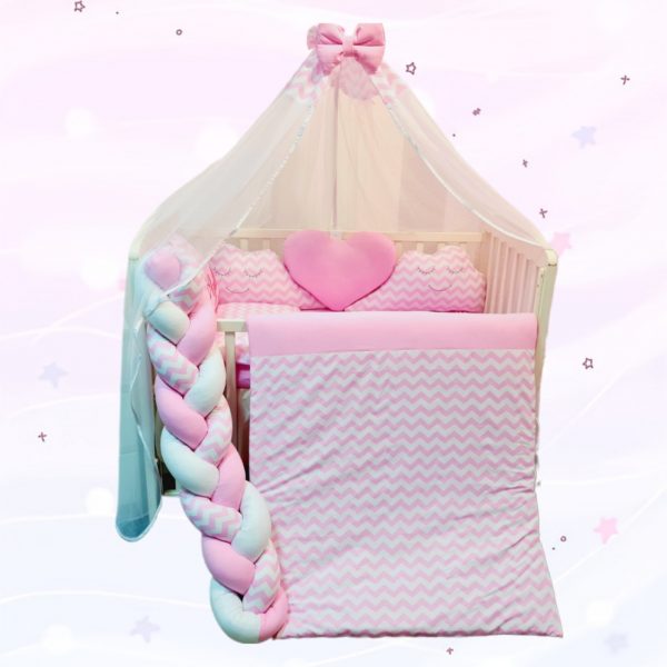 Modelo Magia do Sono  «Zig zag e rosa»