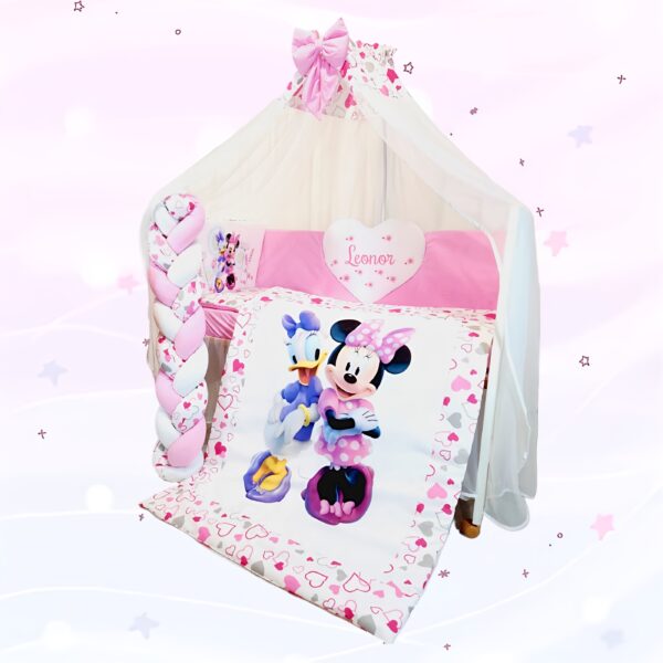 Conjunto Conforto «Minnie e Margarida Corações»