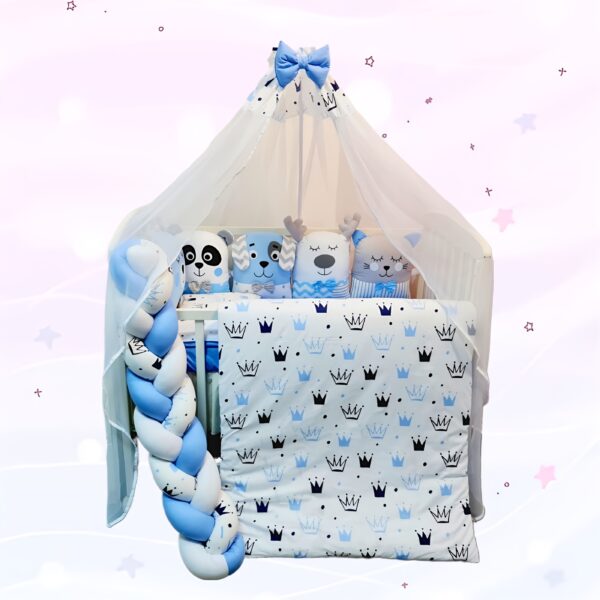 Animais coroas azuis