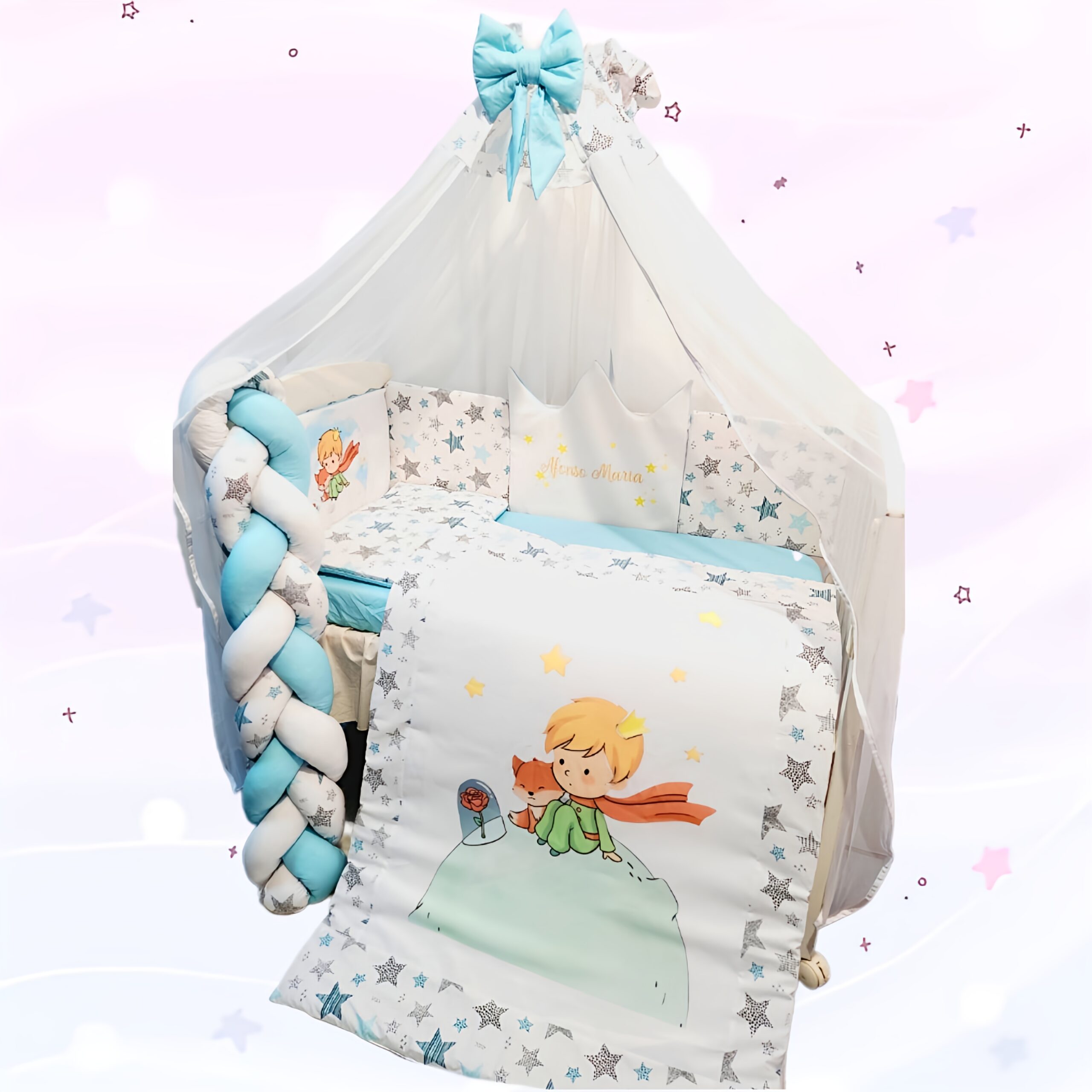 Conjunto Conforto «Principezinho Verde agua»