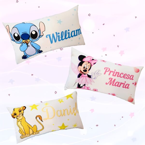 Almofada Personalizada com nome e personagem