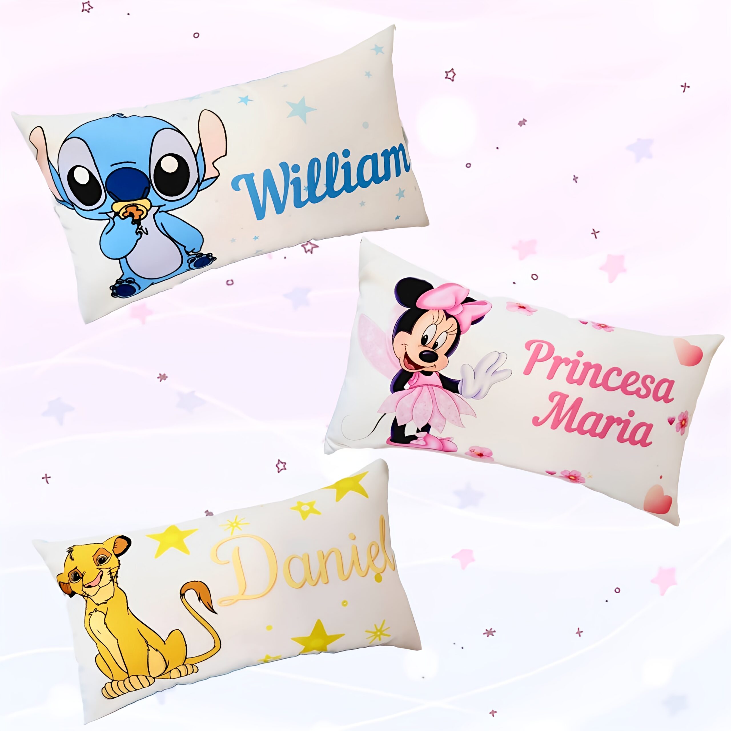 Almofada Personalizada com nome e personagem