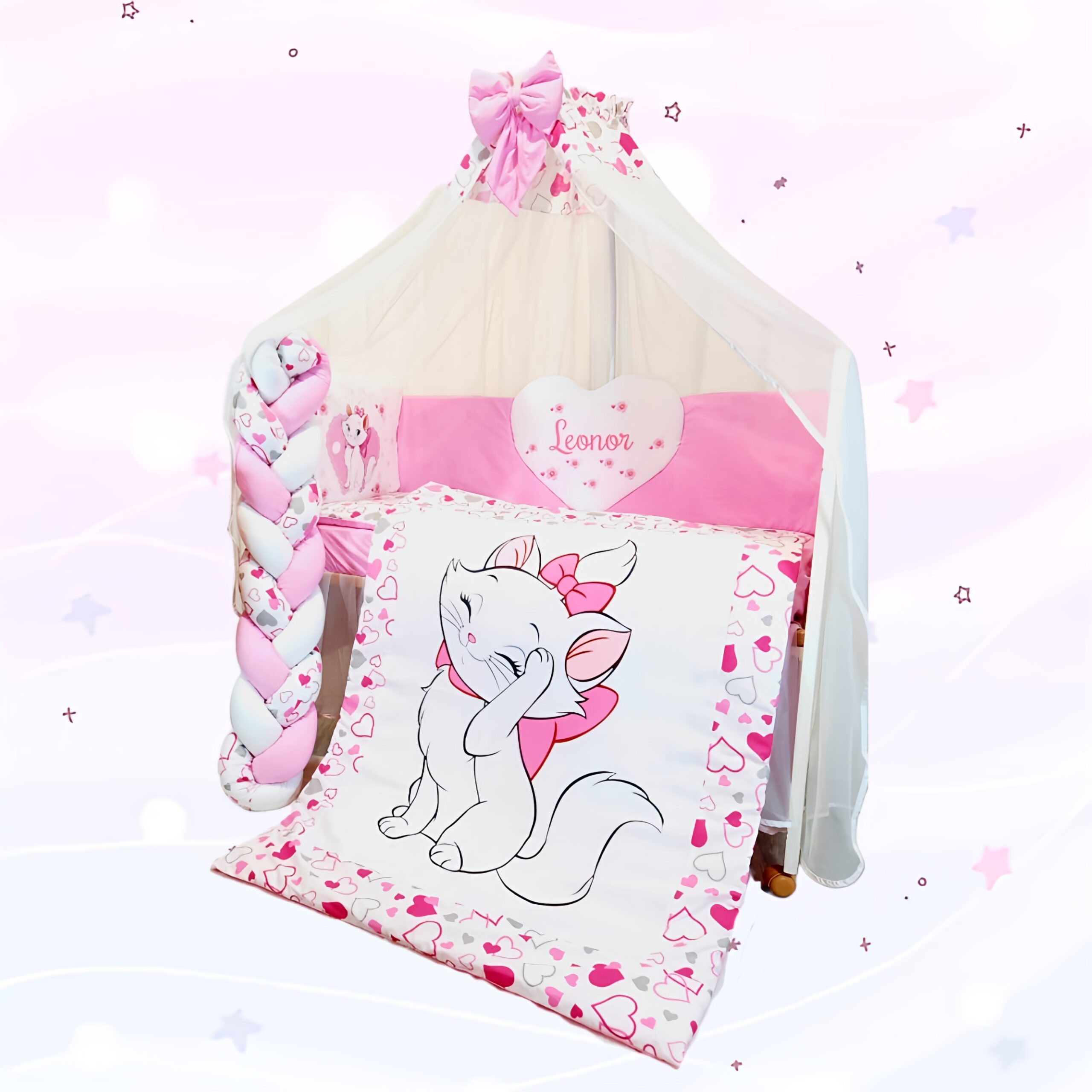 Conjunto Conforto «Gata Marie Corações»