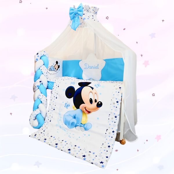 Conjunto Conforto «Mickey azul estrelas»