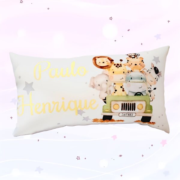 Almofada Safari  Personalizada com nome