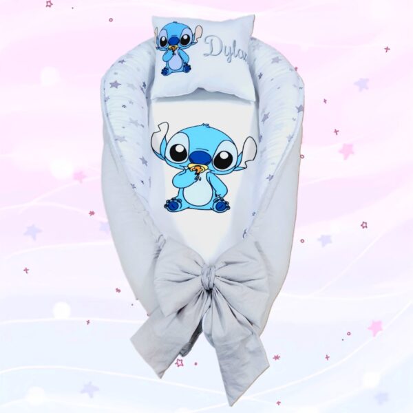 Ninho «Stitch cinzento»