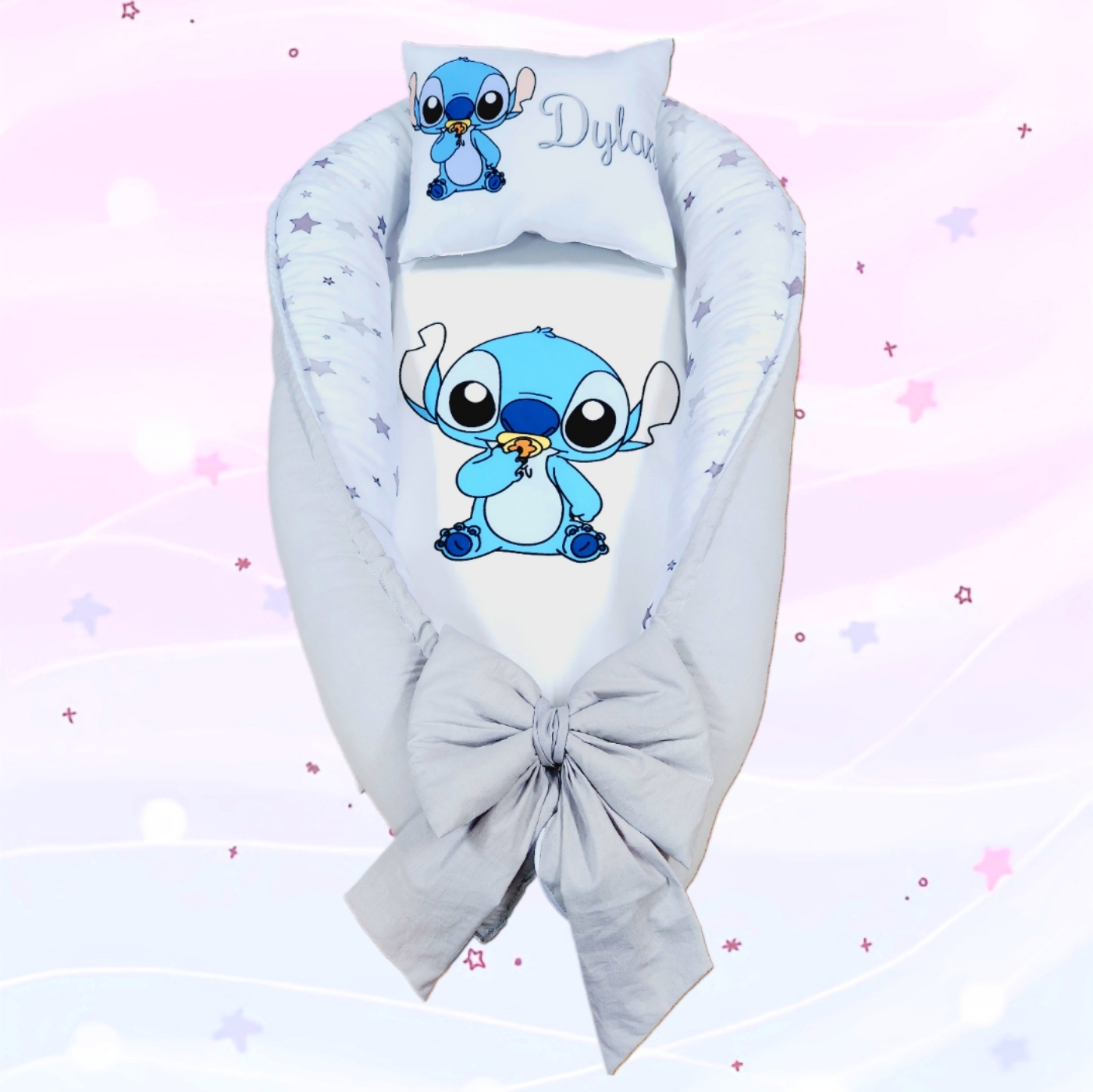 Ninho «Stitch cinzento»