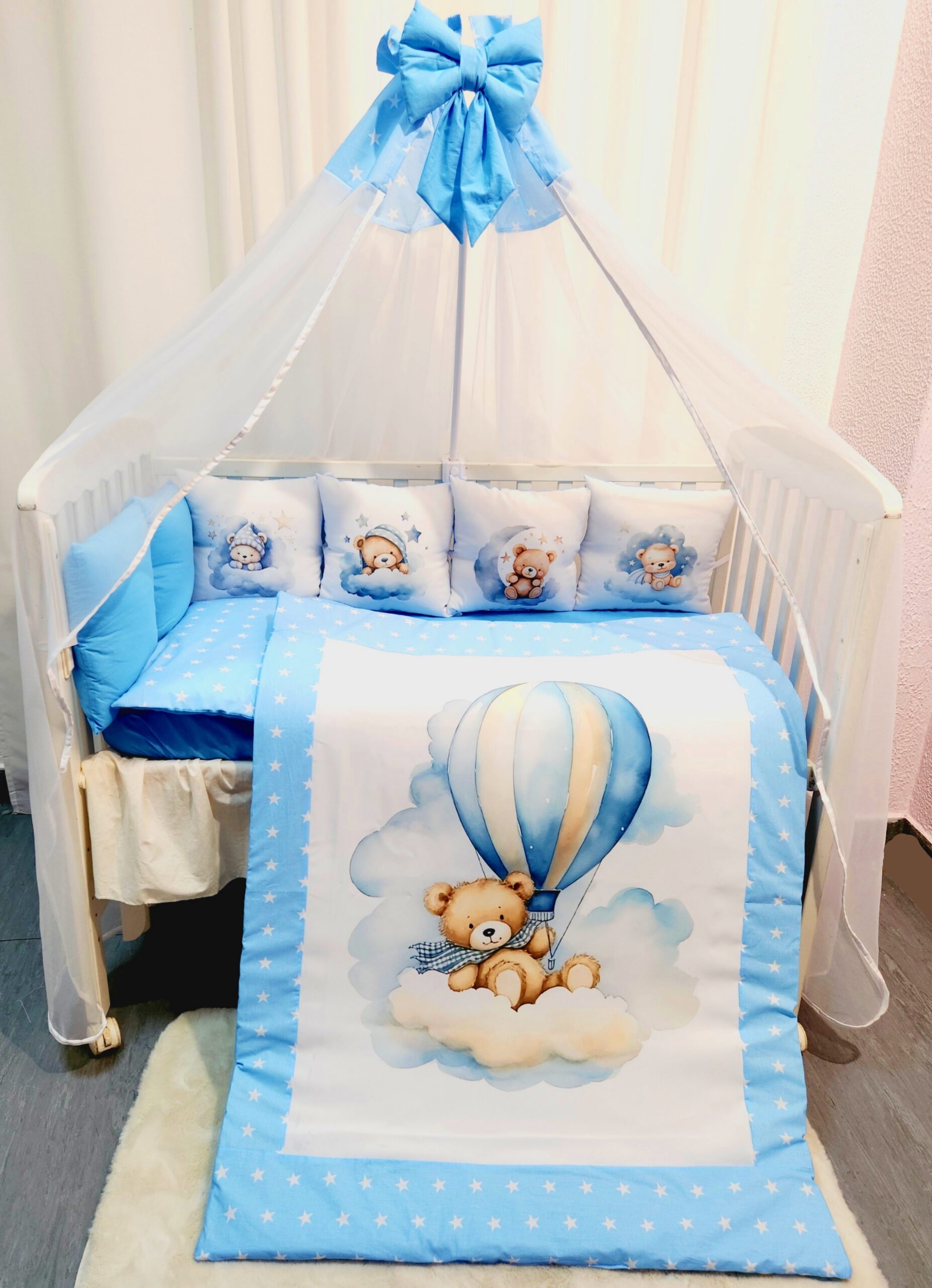 Conjunto 8 peças «Ursinho azul»