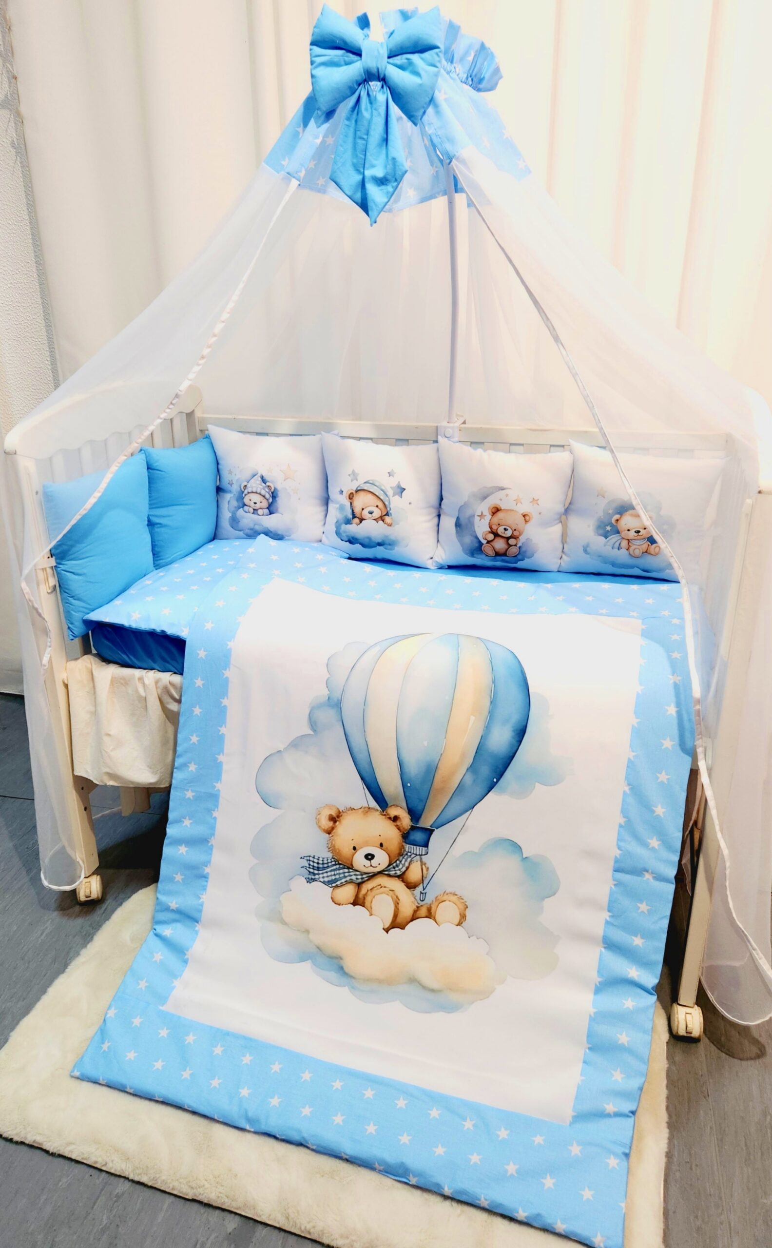 Conjunto 8 peças «Ursinho azul»