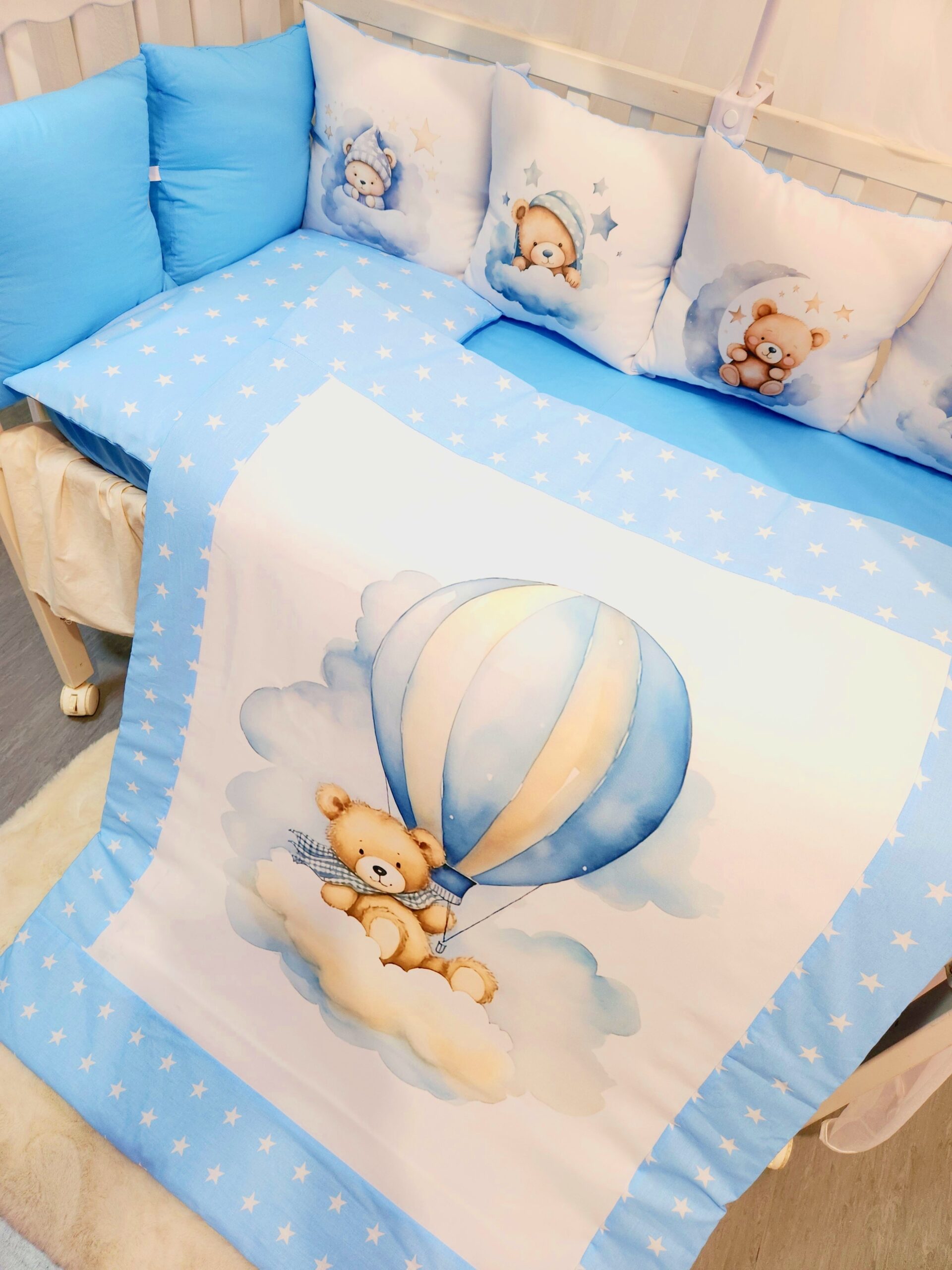 Conjunto 8 peças «Ursinho azul»