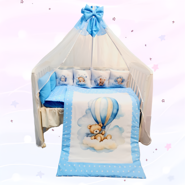 Conjunto 8 peças «Ursinho azul»