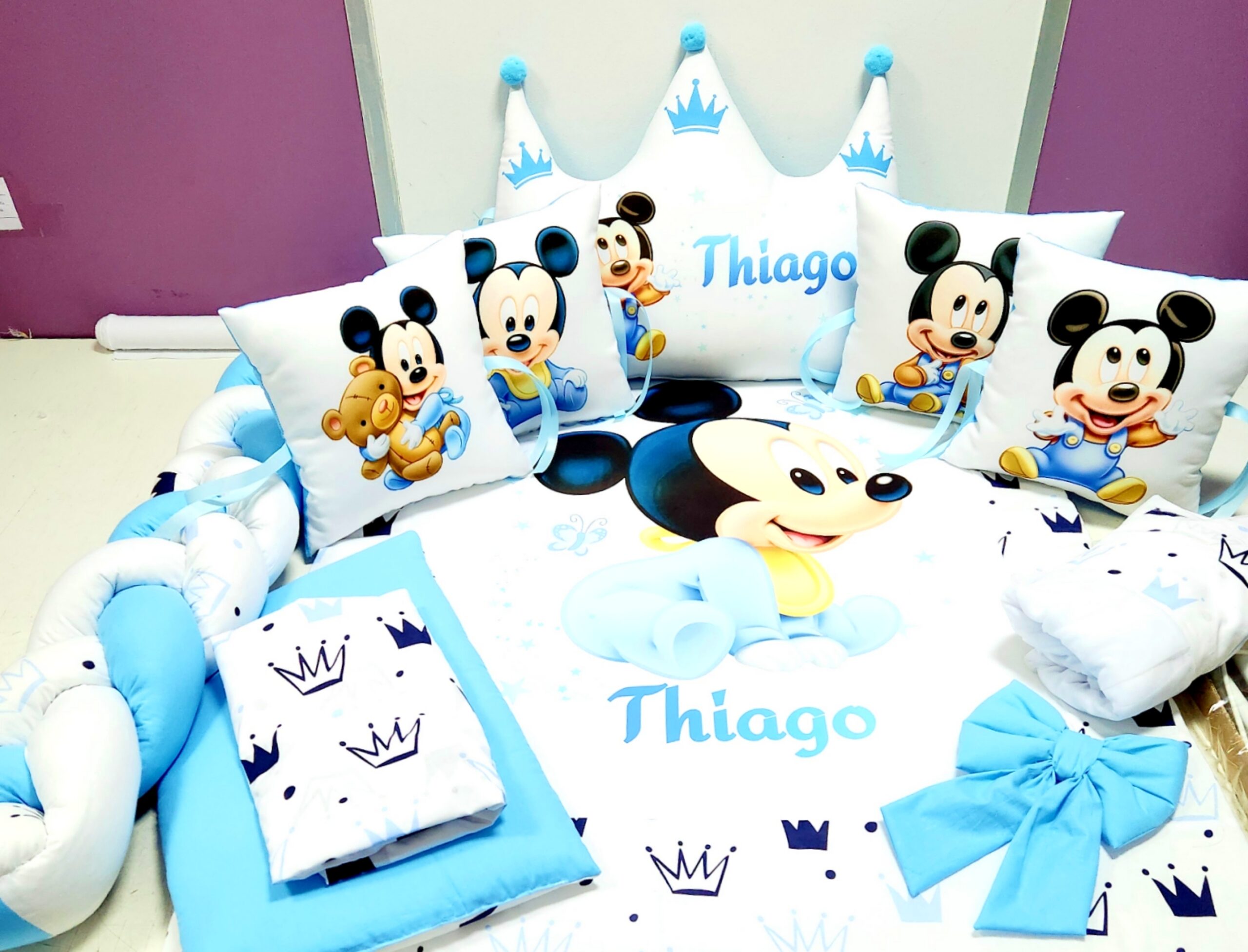 Conjunto Coroa «Mickey coroas»