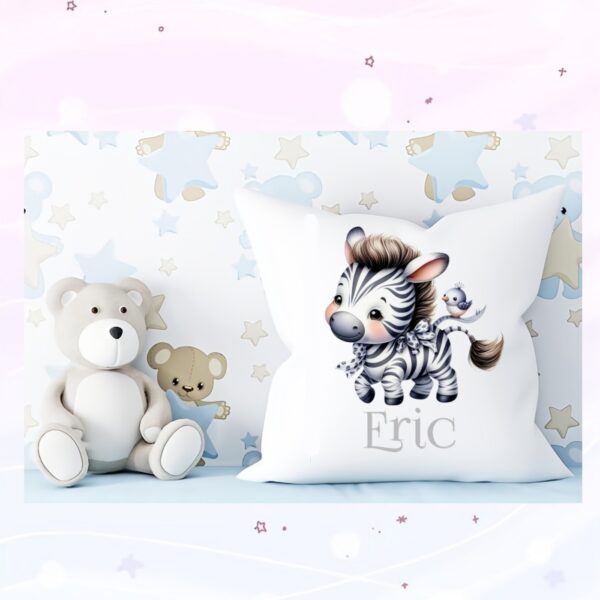 Almofada Zebra Personalizada com nome