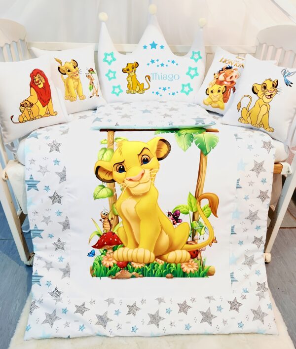 Conjunto Coroa «Rei Leão estrelas»