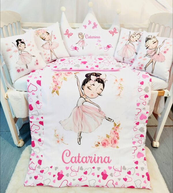 Conjunto Coroa «Bailarina Corações»