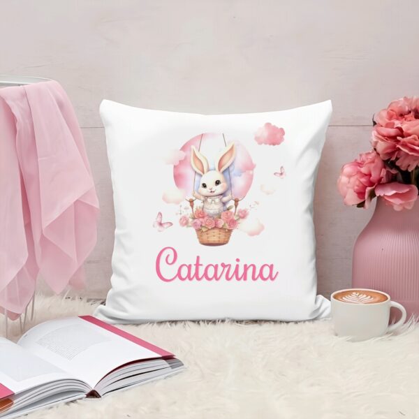 Almofada Coelinho Personalizada com nome