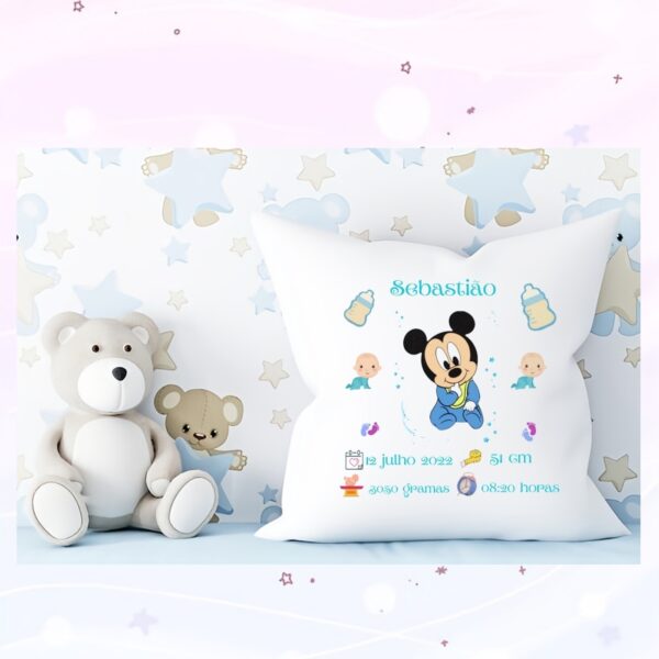Almofada Dados Nascimento Mickey