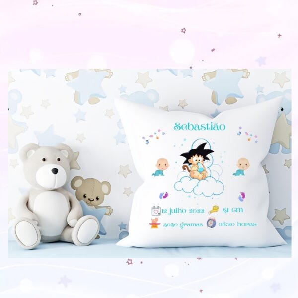 Almofada Dados Nascimento Goku