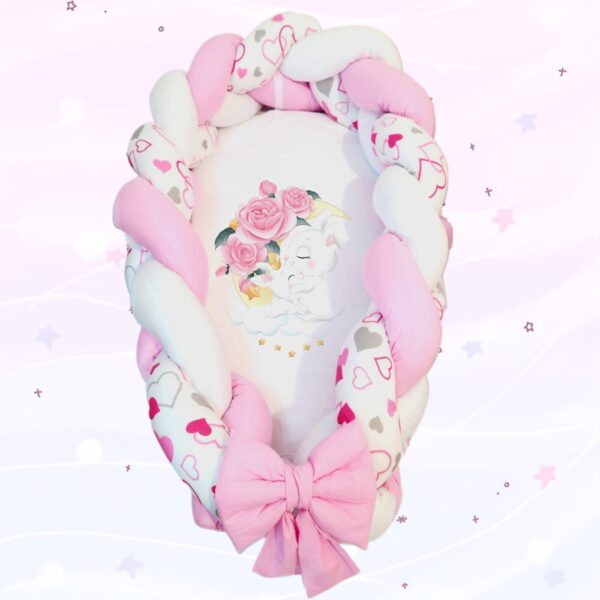 Ninho/Protetor 2 em 1 «Coelhinhos»