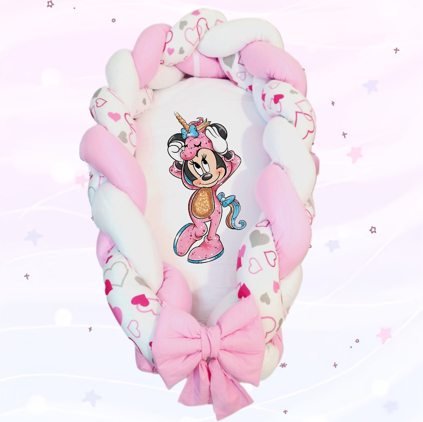 Ninho/Protetor 2 em 1 «Minnie Unicórnio»