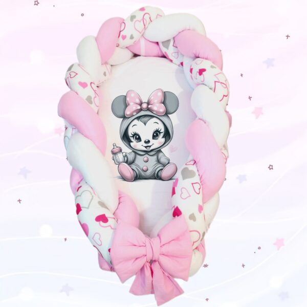 Ninho/Protetor 2 em 1 «Minnie Bebé»