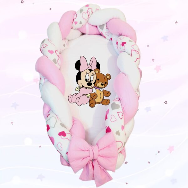 Ninho/Protetor 2 em 1 «Minnie com ursinho»
