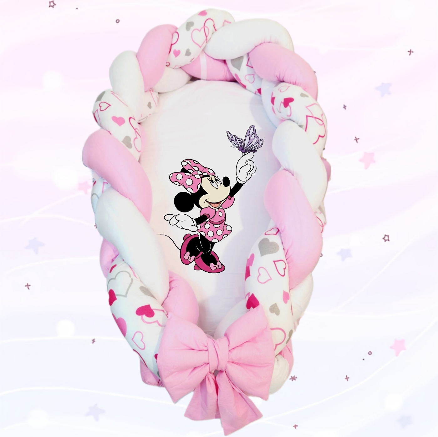 Ninho/Protetor 2 em 1 «Minnie com borboleta»