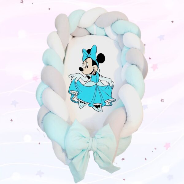 Ninho/Protetor 2 em 1 «Minnie azul»