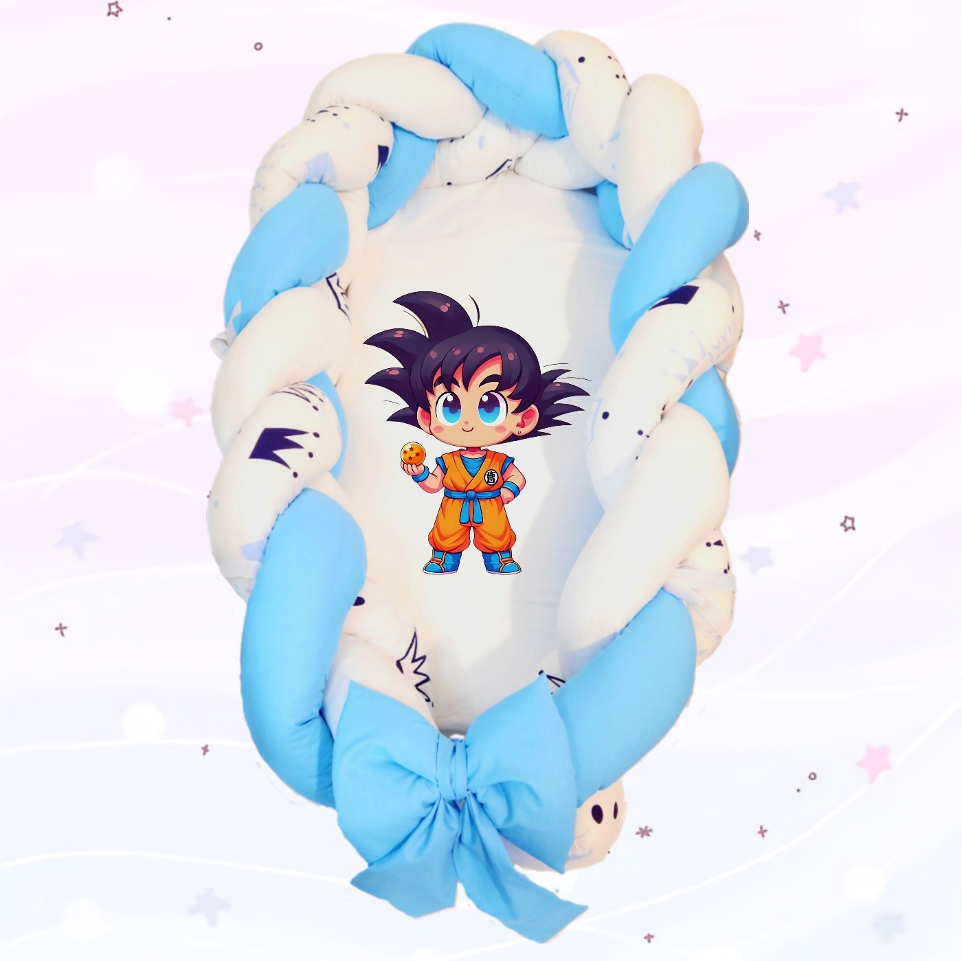 Ninho/Protetor 2 em 1 «Goku azul»
