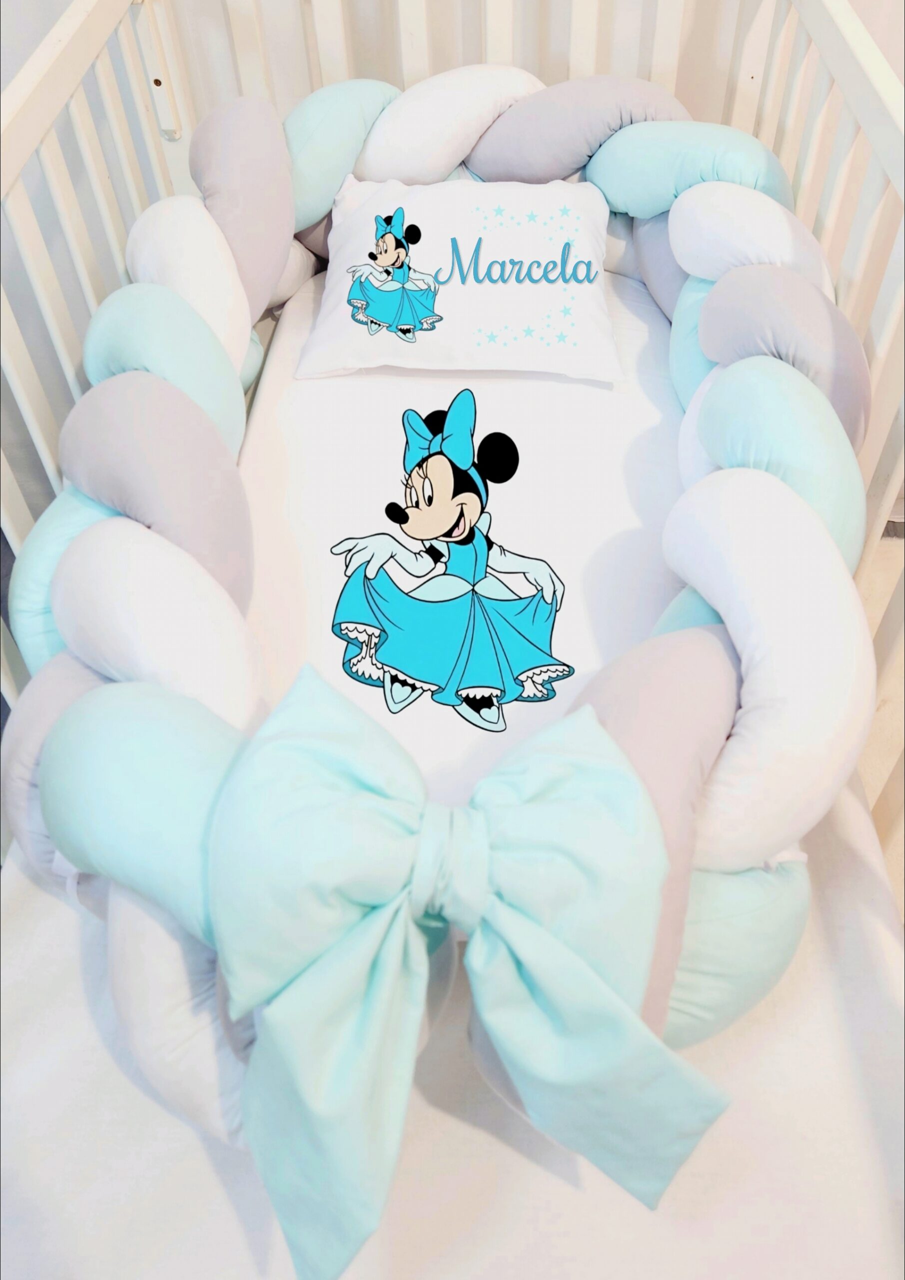 Ninho/Protetor 2 em 1 «Minnie azul»