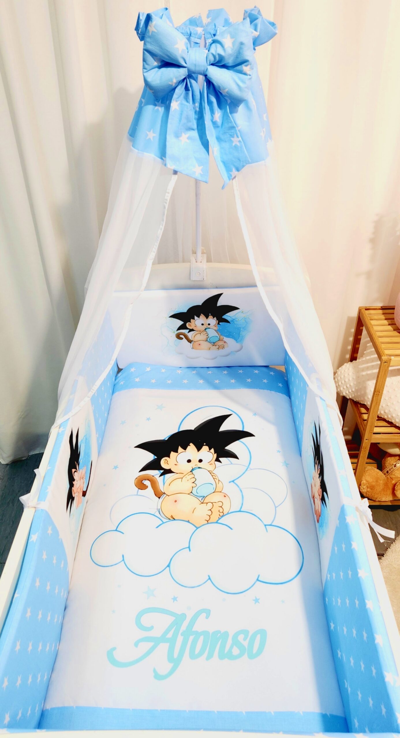 Modelo Proteção total «Goku com estrelas»