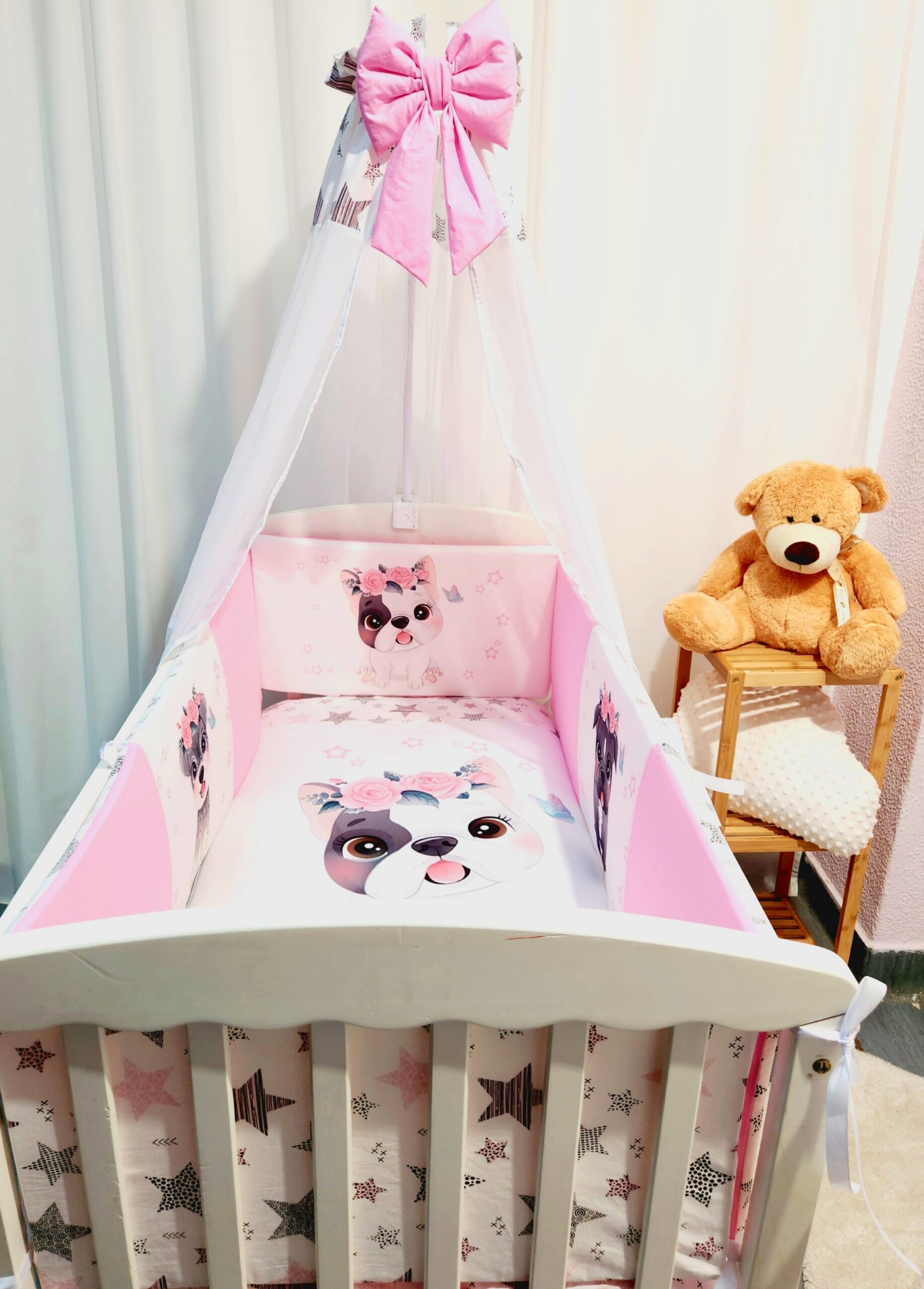 Modelo Proteção total «Cãozinho rosa»