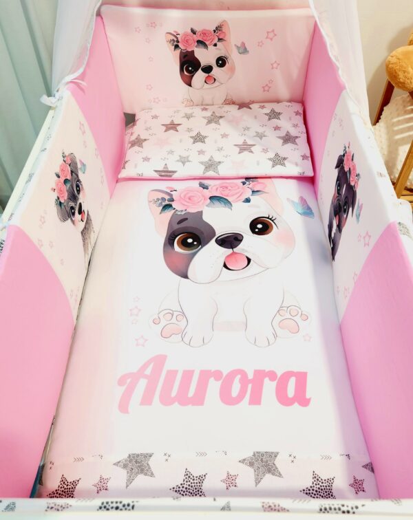 Modelo Proteção total «Cãozinho rosa»