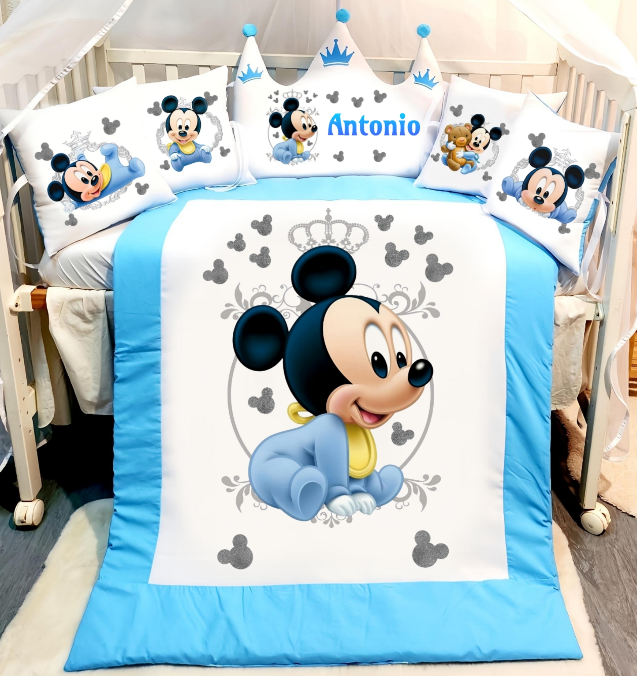 Modelo Coroa «Mickey azul»