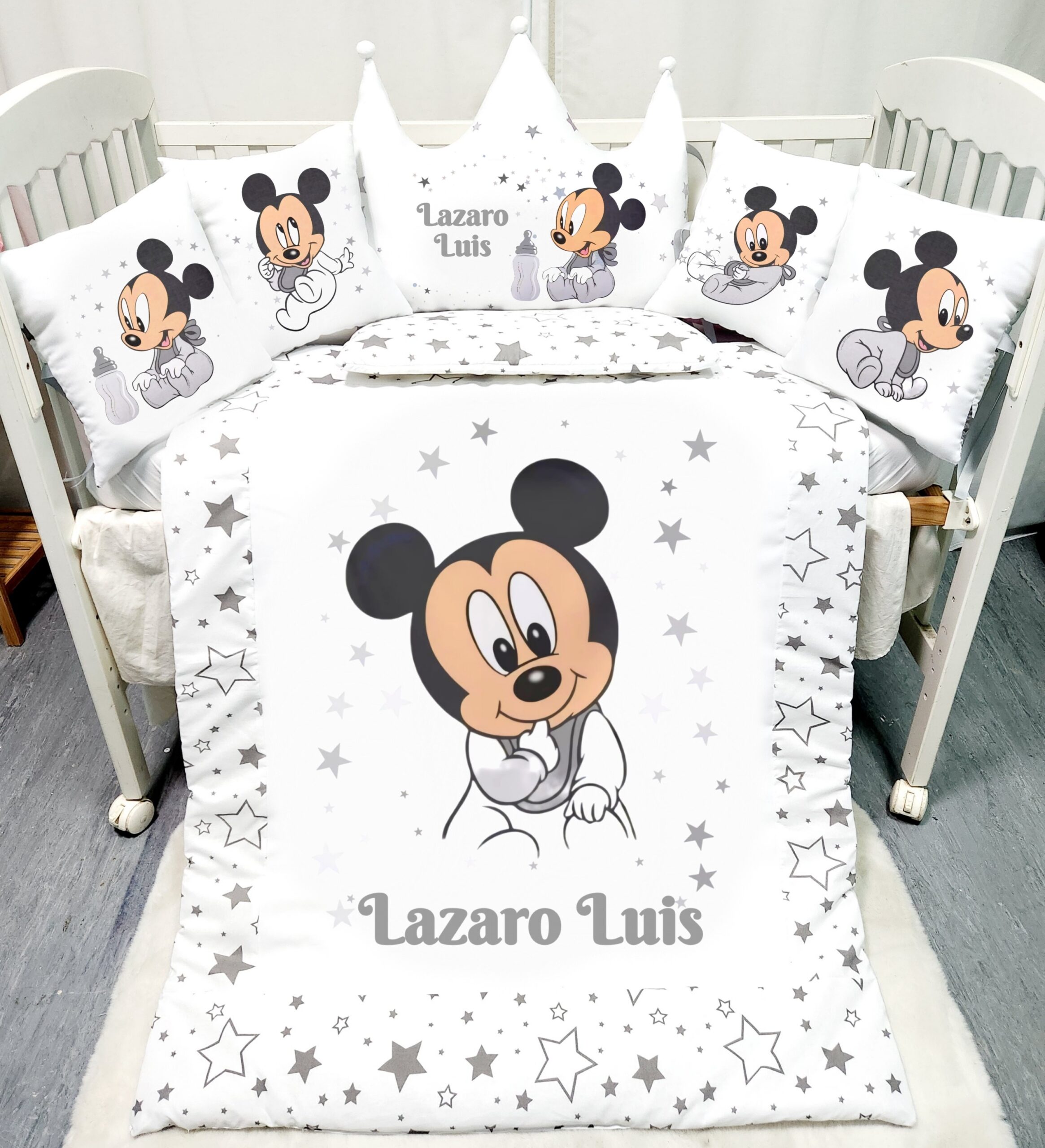Modelo Coroa «Mickey estrelas cizentas»