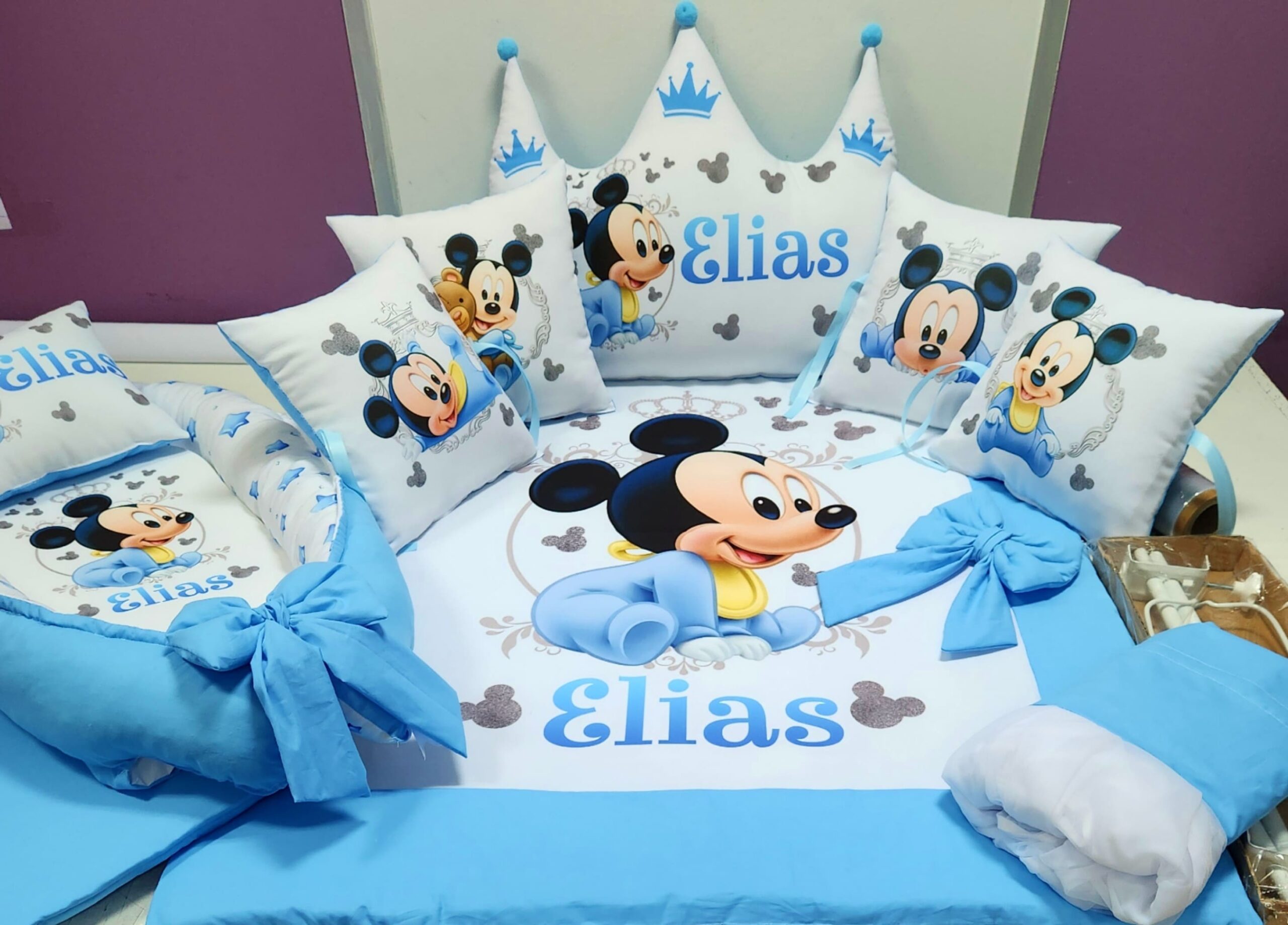 Modelo Coroa «Mickey azul»